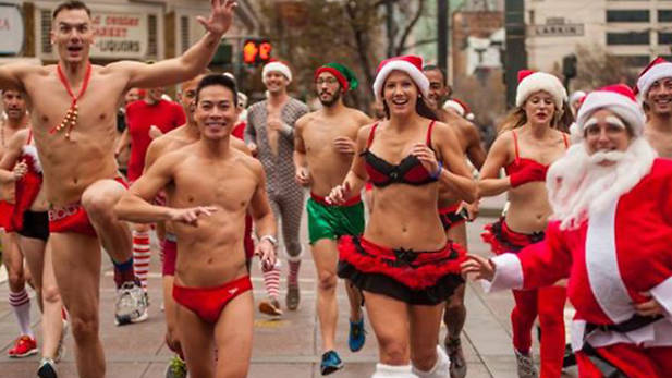 Santa Skivvies Run 2015